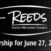 Reeds logo with date June 27, 2021