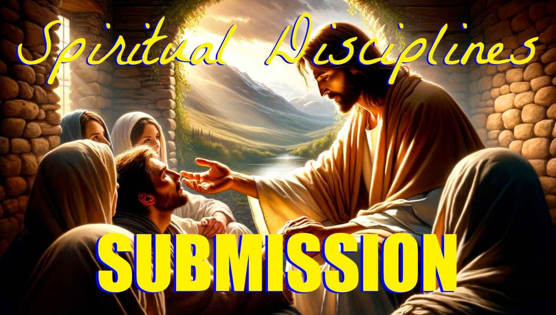 Reeds UMC logo with sermon title, "Spiritual Disciplines - Submission" with the date, "October 13, 2024."