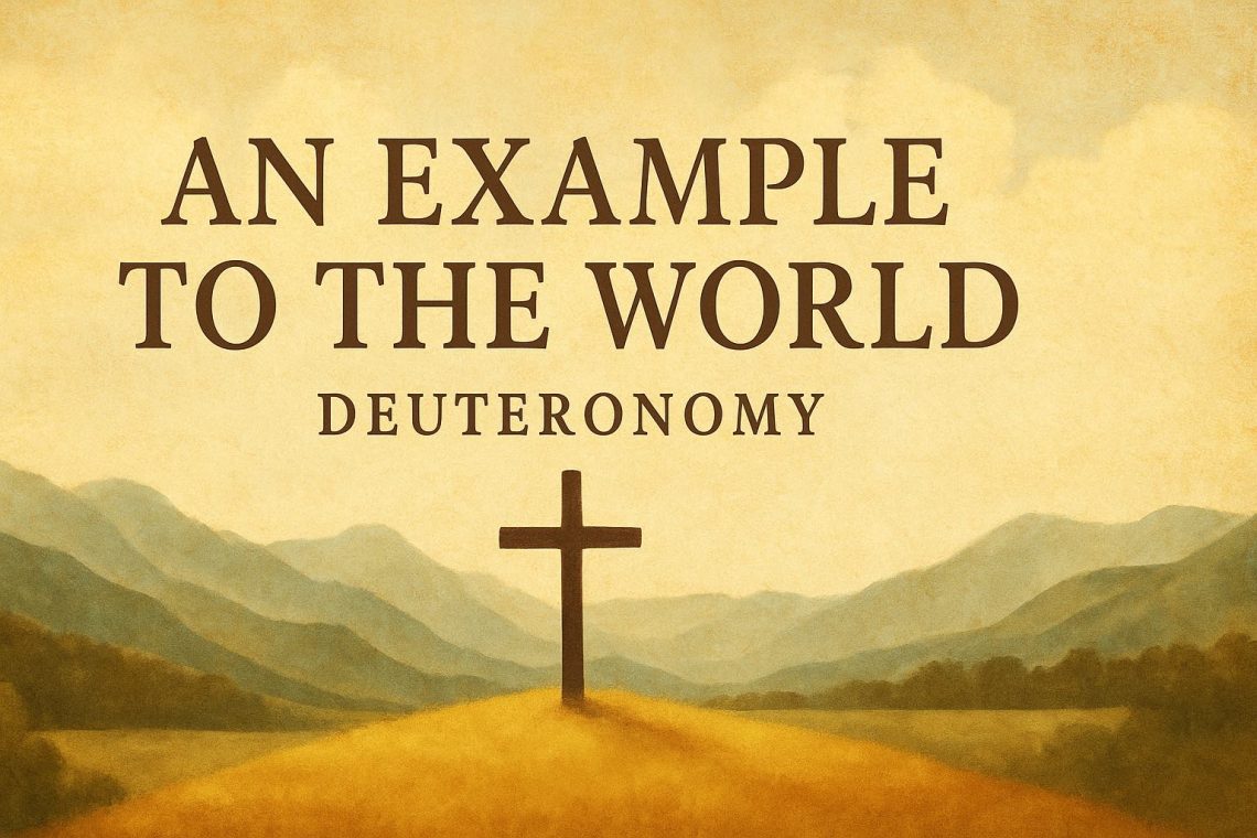 Worship for July 20, 2025 - "An Example to the World"