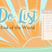 Worship for November 09, 2025 - "To Do List for the End of the World"