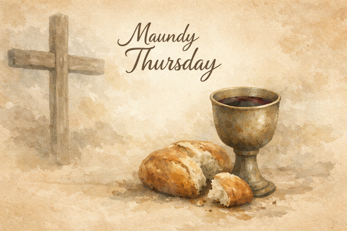 Worship for April 02, 2026 - "Maundy Thursday"