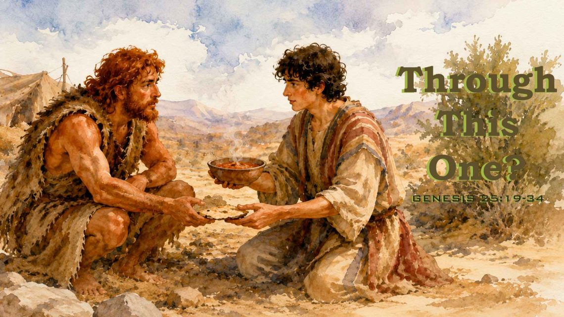 Worship for July 12, 2026 - "Through This One?"